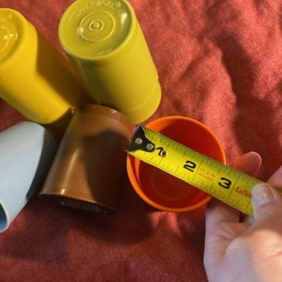 Five Tupperware cups ~ Vintage - Picture 9 of 14